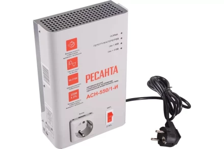 Стабилизатор напряжения АСН-550/1-И Ресанта 63/6/75 купить в Губкинске