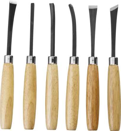 Набор STAYER: Резцы фигурные, с деревянной ручкой, 6шт 1832-H6 купить в Губкинске