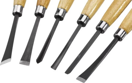 Набор STAYER: Резцы фигурные, с деревянной ручкой, 6шт 1832-H6 купить в Губкинске