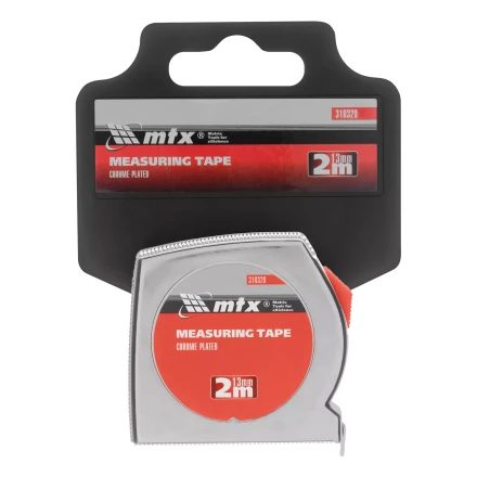 Рулетка Matrix Chrom, 2 м x 13 мм, хромированный корпус, 310329 купить в Губкинске