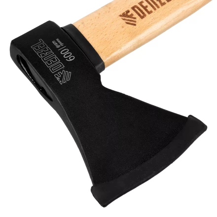 Топор, 600 г Denzel, кованый, буковое топорище 21631 купить в Губкинске