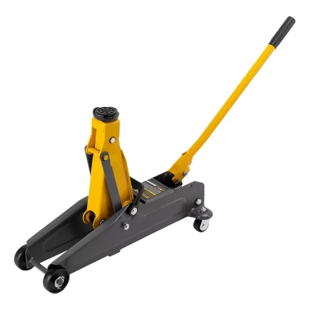 Домкрат гидравлический подкатной Denzel 51231, 2 т, 135-385 мм, в пласт. кейсе купить в Губкинске