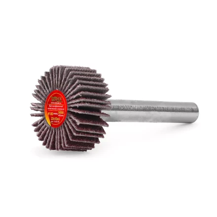 Круг MESSER шлифовальный лепестковый с оправкой (на шпильке) 22х10х6  #100 купить в Губкинске