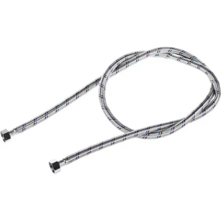 Подводка гибкая ЗУБР для воды, оплетка из нержавеющей стали, г/г 1/2&quot; - 1,5м 51005-G/G-150 купить в Губкинске