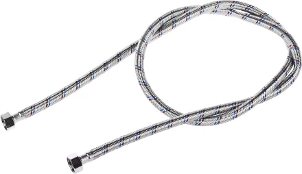 Подводка гибкая ЗУБР для воды, оплетка из нержавеющей стали, г/г 1/2&quot; - 1,5м 51005-G/G-150 купить в Губкинске