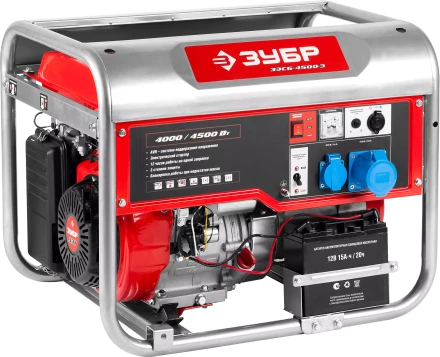 Генератор бензиновый ЗЭСБ-4500-Э серия МАСТЕР купить в Губкинске