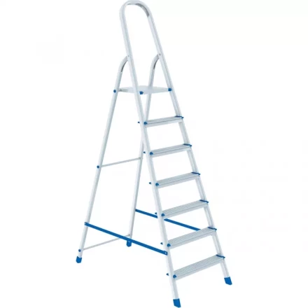 Стремянка 7 ступеней алюминиевая СИБРТЕХ 97717 купить в Губкинске