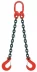 Строп 2СЦ-4.50 т. L1 цепи=3.10м на конце ОВ. L2 цепи 600мм на конце крюк 8 кл нестандарт купить в Губкинске