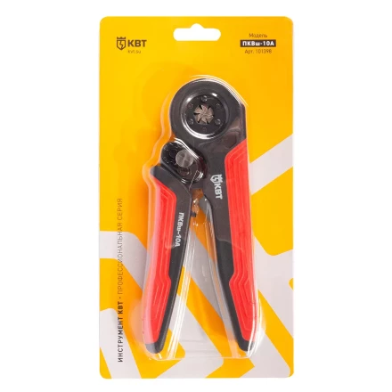 Пресс-клещи КВТ ПКВш-10А для опрессовки втулочных наконечников до 10 мм (101398) купить в Губкинске