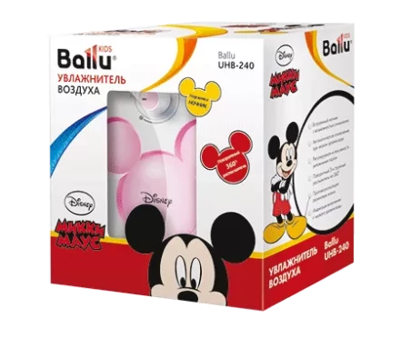 Увлажнитель ультразвуковой  BALLU UHB-240 pink/розовый Disney купить в Губкинске