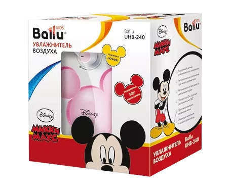 Увлажнитель ультразвуковой  BALLU UHB-240 pink/розовый Disney купить в Губкинске
