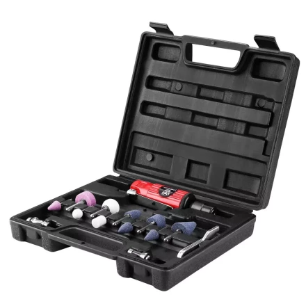 Шлифмашина ПШМ пневматическая DEKO DKPT02 SET 3, 018-1102, в чемодане с набором 15 предметов купить в Губкинске