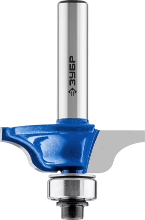 ЗУБР 38.1 x 18 мм, радиус 6.3 мм, фреза кромочная калевочная №6, Профессионал (28707-38.1) купить в Губкинске