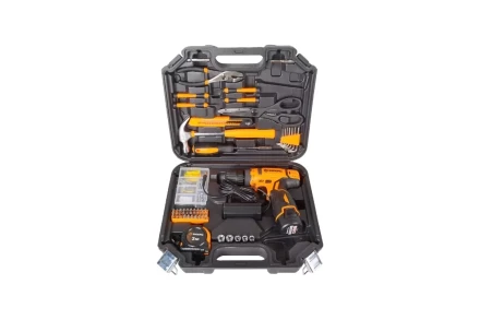 Дрель-шуруповерт Вихрь ДА-12Л-2КН с набором инструментов 72/14/35 купить в Губкинске