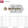Болт анкерный ЗУБР с пластиковым кольцом, желтопассивированный, 10х100мм, ТФ2, 20шт 4-302312-10-100 купить в Губкинске