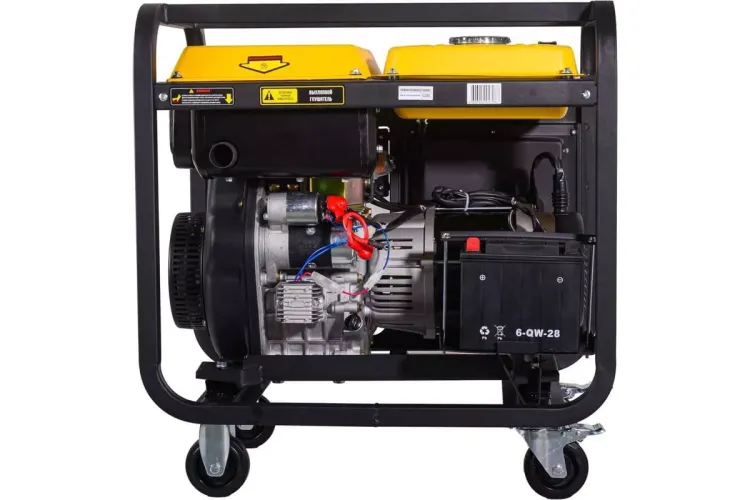 Электрогенератор дизельный LDG 7000LXА Huter 64/2/8 купить в Губкинске