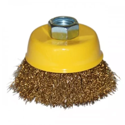 Щетка для УШМ М14/85 мм чашечная сталь прямая Энкор 51532 купить в Губкинске