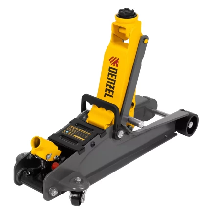 Домкрат гидравлический подкатной с фиксатором Denzel 51232, 2,5 т, 85-385 мм купить в Губкинске