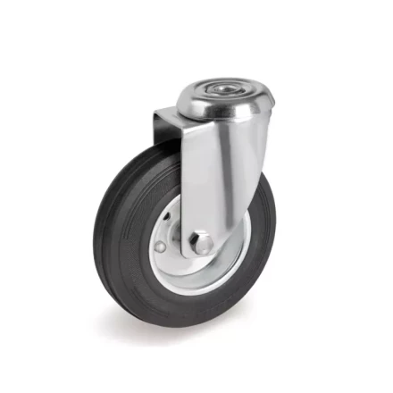 Колесо поворотное SCh 55 125 мм резина под болт 1047736 купить в Губкинске