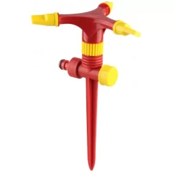 Распылитель GRINDA "CLASSIC Quick-Connection System" круговой регулируемый на пике, пластмассовый, 3 сопла 8-427610_z01