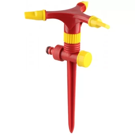 Распылитель GRINDA &quot;CLASSIC Quick-Connection System&quot; круговой регулируемый на пике, пластмассовый, 3 сопла 8-427610_z01 купить в Губкинске