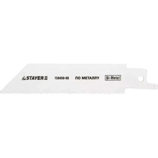 Полотно STAYER "PROFI" S522EF для сабельной эл. ножовки Bi-Met,тонколистовой, профильный металл, нерж сталь, цвет мет 159459-08 купить в Губкинске