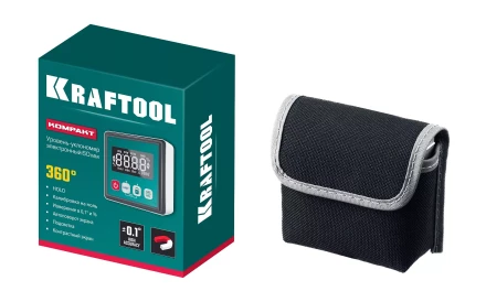 Уровень-уклономер электронный KRAFTOOL 4Х90° KOMPAKT 34687 купить в Губкинске