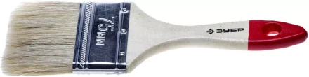 Кисть плоская ЗУБР &quot;УНИВЕРСАЛ-СТАНДАРТ &quot;, натуральная щетина, деревянная ручка, 75мм 4-01001-075 купить в Губкинске