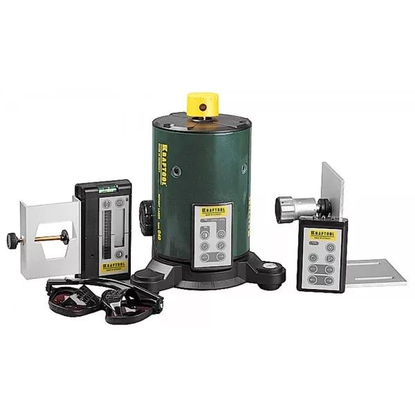 Набор ROTARY LASER, KRAFTOOL 1-34750-H6: Нивелир лазерный, самовыравнивающийся, 6 предметов 1-34750-H6 купить в Губкинске