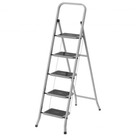 Стремянка 5 ступени с резиновыми ковриками Сибртех 97870 купить в Губкинске
