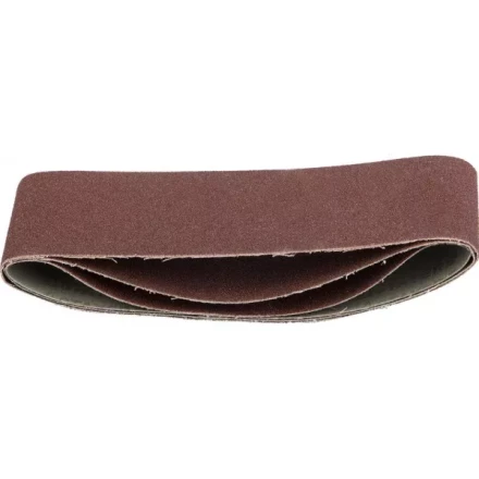 Лента STAYER &quot;MASTER&quot; шлифовальная универсальная бесконечная на тканевой основе, для ЛШМ, P60, 75х457мм, 3шт 35441-060 купить в Губкинске