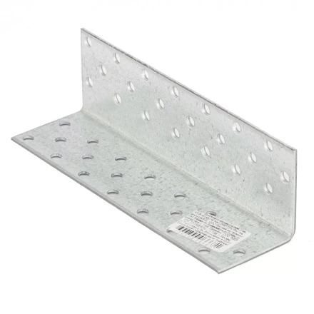 Крепежный уголок равносторонний  2,0 мм KUR 40x40x140 мм Россия Сибртех 46587 купить в Губкинске