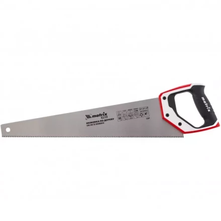 Ножовка по дереву 500 мм каленый зуб 3D 7-8TPI  трехкомпонентная рукоятка PRO MATRIX 23584 купить в Губкинске