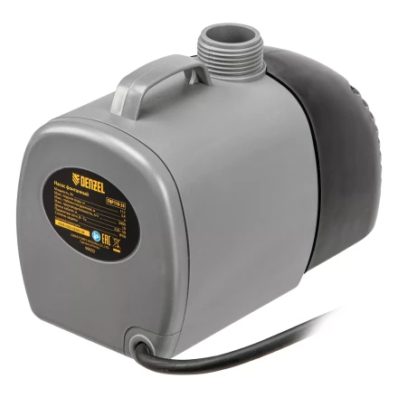 Насос фонтанный FNP110-34, 112 Вт, подъем 3,4 м, 3400 л/ч, колокольчик/каскад/гейзер Denzel 99032 купить в Губкинске