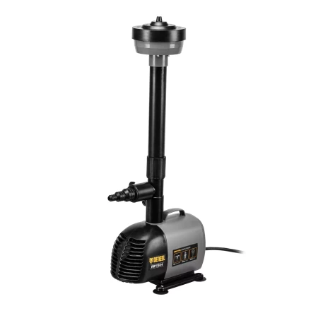 Насос фонтанный FNP110-34, 112 Вт, подъем 3,4 м, 3400 л/ч, колокольчик/каскад/гейзер Denzel 99032 купить в Губкинске