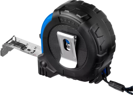 Рулетка ЗУБР &quot;НЕЙЛОН&quot;, нейлоновое покрытие, упрочненное полотно, ударопрочный обрезиненный корпус, 5м/19мм 34056-05-19_z01 купить в Губкинске