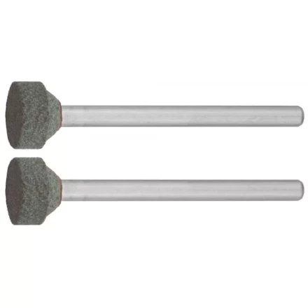 Круг ЗУБР абразивный шлифовальный из карбида кремния на шпильке, P 120, d 10,0x3,2мм, L 45мм, 2шт 35915 купить в Губкинске