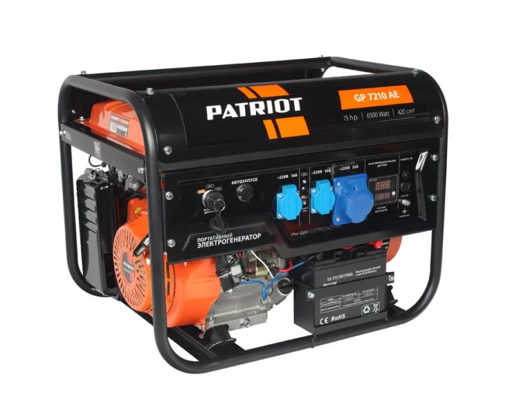 Бензогенератор Patriot GP-7210 AE купить в Губкинске