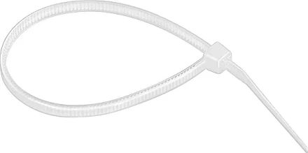 Хомуты 200 х 3,6 мм пластмассовые белые 100 шт  СИБРТЕХ 45527 купить в Губкинске