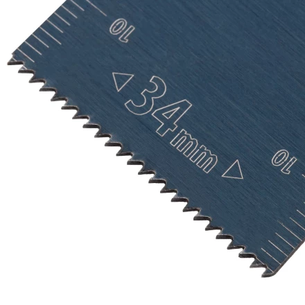 Насадка для МФИ режущая пазовая прямая, HCS, по дереву, 34 х 1.4 мм, мелкий зуб Denzel 782312 купить в Губкинске