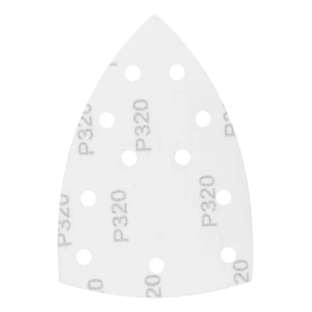 Треугольник абразивный на ворc. подложке под &quot;липучку&quot;, перф., P 320, 150х150х100 мм, 5 шт. Denzel 738677 купить в Губкинске