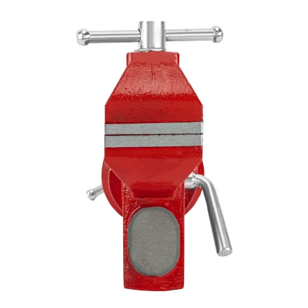 Тиски слесарные MTX 50 мм настольные поворотные c наковальней 18675 купить в Губкинске