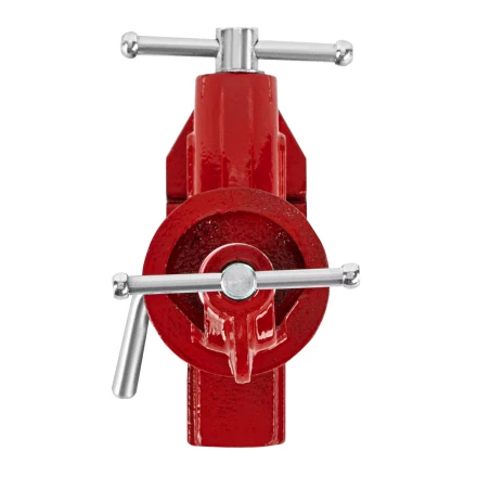 Тиски слесарные MTX 50 мм настольные поворотные c наковальней 18675 купить в Губкинске