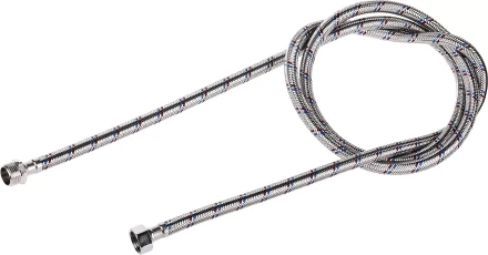 Подводка гибкая ЗУБР для воды, оплетка из нержавеющей стали, г/ш 1/2&amp;quot; - 2м 51005-G/S-200 купить в Губкинске