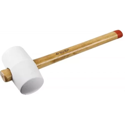 Киянка ЗУБР &quot;МАСТЕР&quot; резиновая белая, с деревянной рукояткой, 0,68кг 20511-680_z01 купить в Губкинске