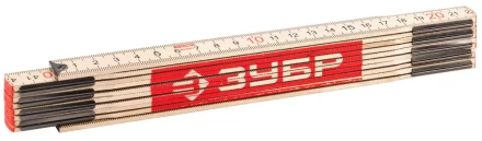 Метр ЗУБР &quot;ЭКСПЕРТ&quot; складной, усиленный, деревянный, 2м 3424-2_z01 купить в Губкинске