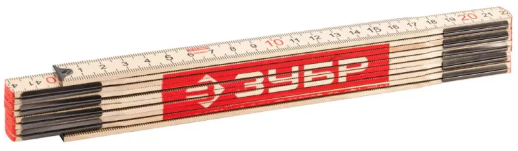 Метр ЗУБР "ЭКСПЕРТ" складной, усиленный, деревянный, 2м 3424-2_z01 купить в Губкинске