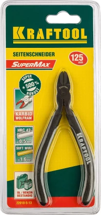 Бокорезы KRAFTOOL &quot;KarbMax&quot; с твердосплавными вставками, покрытие оксидированное с полировкой, 125мм 22018-5-13 купить в Губкинске