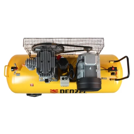 Компрессор воздушный, ременный привод BCI5500-T/270, 5.5 кВт, 270 литров, 850 л/мин Denzel 58129 купить в Губкинске