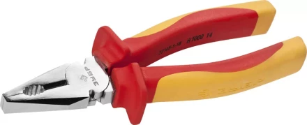 Плоскогубцы ЗУБР &quot;ПРОФЕССИОНАЛ&quot; &quot;ПРОФИЭЛЕКТРИК&quot;, диэлектрические комбинированные, двухкомп рукоятка, до ~1000В, 180мм 22145-1-18 купить в Губкинске